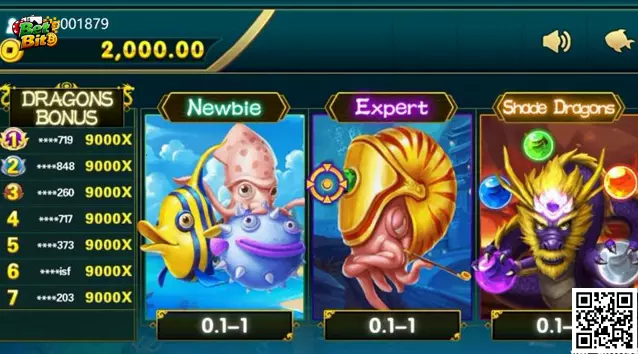 Shade Dragons Fishing Gameplay de JDB Gaming